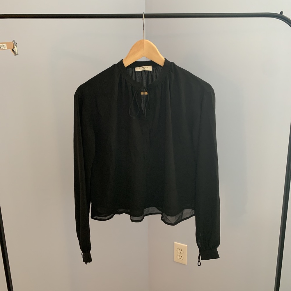 ARITZIA/BABATON - SHIRT WITH NECKTIE